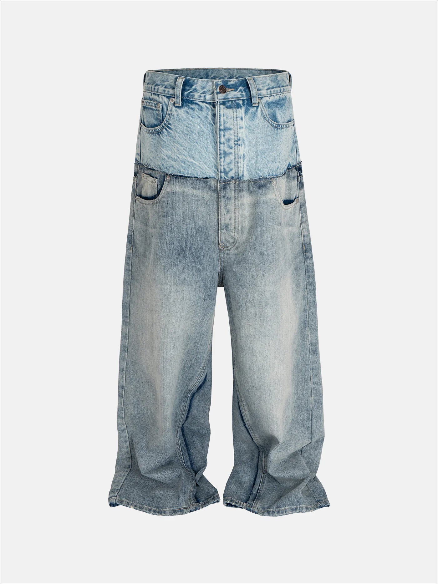 DUAL-WAST RECONSTRCTED DENIM