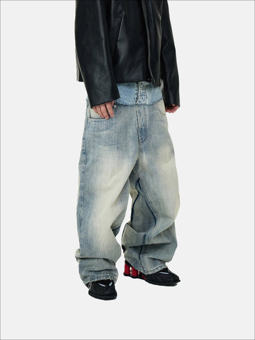 DUAL-WAST RECONSTRCTED DENIM