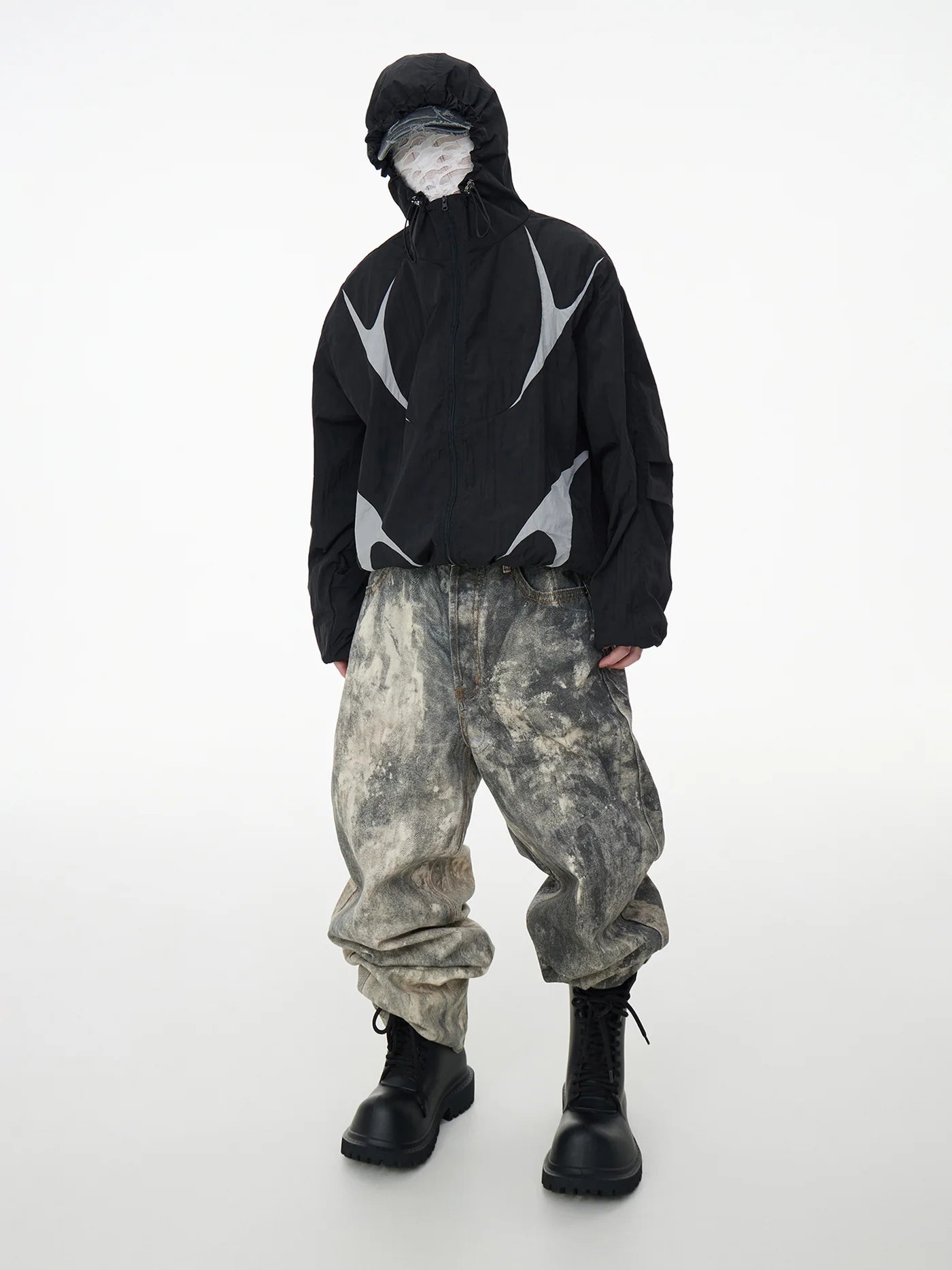 FOSSIL DUST STACKED DENIM