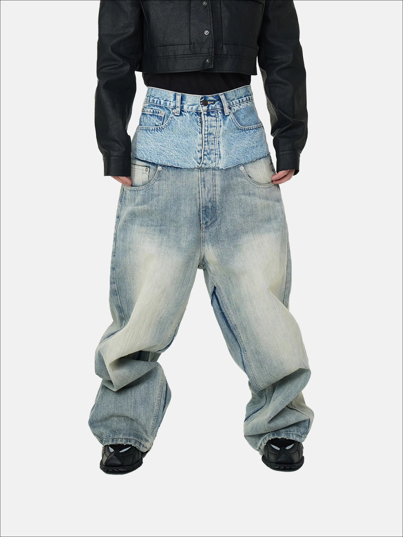 DUAL-WAST RECONSTRCTED DENIM